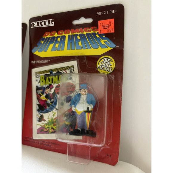 DC Comics Super Heroes Batman The Joker And The Penguin (1990) figure (New)Rare - Picture 3 of 3